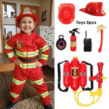 Children's Firefighter Cosplay Costume Set