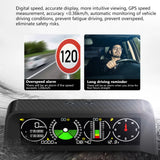 NNEOBA X90 GPS Speedometer & Inclinometer–Multi-Function Head-Up Display Black
