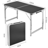 NNEOBA Folding Table Camping Night Market Stall