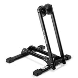 NNEOBA Foldable Indoor Bicycle Parking Rack Carbon Steel Floor Stand Black