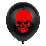 12-Piece Halloween Skull Hand Balloons