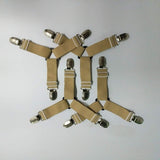 NNEOBA 4Pcs/Set Elastic Bed Sheet Grippers Belt