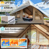 NNEOBA 10×13FT Rainfly Tarp – Waterproof Ultralight Camping Shelter for 6–8 Person