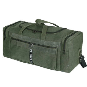 NNEOBA Waterproof Canvas Duffel Bag Travel Sports Green
