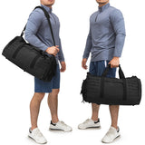 NNEOBA 40L Tactical Sports Gym Travel Duffel Bag Black