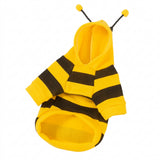 Bee Pet Hoodie Costume Yellow & Black Animal-Themed