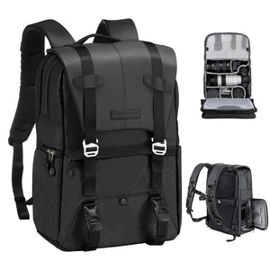 NNEOBA Camera Backpack for Camping Black