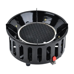 NNEOBA 7-Core Camping Infrared Gas Stove Black