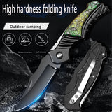 NNEOBA Portable Folding Fruit Knife Green