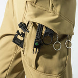Men's Fleece-Lined Cargo Hiking Pants – Waterproof Softshell Outdoor Trousers
