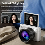 NNEOBA Retro Digital Camera Large Lens White