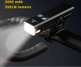 NNEOBA Rechargeable Mini Bicycle Headlight Black