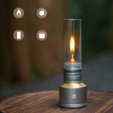 NNEOBA Candlelight Kit Portable Lamp Windproof CandleLight Outdoo