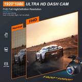 NNEOBA AHD 2K Car Rear View Camera Fisheye Golden Lens Black