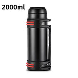 NNEOBA 2000ML Thermos Bottle Black