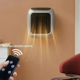 NNEOBA Wall Mounted Mini Bathroom Heater with Remote