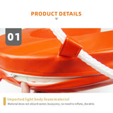 NNEOBA Universal Waterproof PU Leather Swimming Pool Safety Life Buoy
