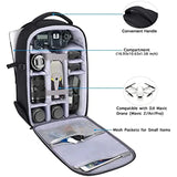 NNEOBA Waterproof Hardshell Camera Backpack Black