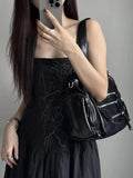 NNEOBA Vintage Black Crossbody Handbag