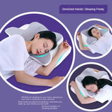 NNEOBA Butterfly Memory Foam Cervical Pillow Orthopedic Neck Support Grey