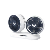 NNEOBA USB Dual Head Cooling Fan with Independent Switch