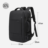 NNEOBA Expandable Travel Backpack Black