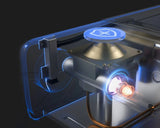 NNEOBA Camping Stove Cassette with 3-Layer Safety White