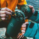 NNEOBA Camping Pot with French Press 750ml Grey