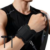 2Pcs Weightlifting Wrist Straps Strength Training Adjustable Non-slip Gym Booster Bands Fitness Lifting Support Sports Grip Ban