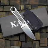 NNEOBA High-Hardness Survival Knife Silver