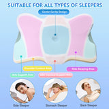 NNEOBA Orthopedic Memory Foam Cervical Pillow Support White