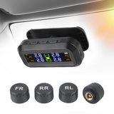 NNEOBA Wireless Tire Pressure Monitoring System Solar And USB Charging Black