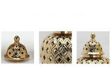 NNEOBA Elegant Handmade Ceramics Hollow Out Vase