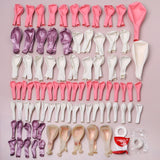 NNEOBA Mesmerizing Macaron Pink Balloon Garland Arch Kit - Style 1 (125 Pieces)