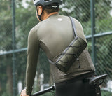 NNEOBA 2L Bicycle Handlebar Bag Tube Pannier with Shoulder Strap Green
