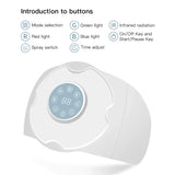 NNEOBA Upgraded 7-Color LED Photon Nano Spray - Moisturizing Face Spa