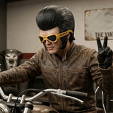 Retro Vintage Rock Star Inspired Half Face Latex Mask