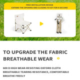 NNEOBA Portable Folding Chair Foldable Car Tool