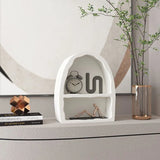 NNEOBA Nordic Arched Wall Cabinet: Stylish Living Room Storage
