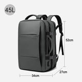 NNEOBA Expandable Laptop Backpack Grey