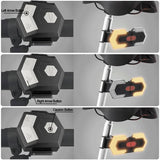 NNEOBA 1 Set Turn Signals for Bicycle Front Rear Light