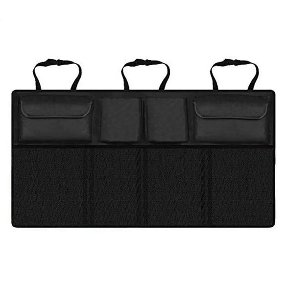 NNEOBA Hanging Car Trunk Organizer Backseat Storage with 8 Large Pockets Black
