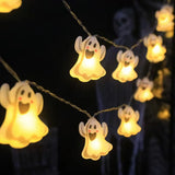 Halloween LED String Lights 1.5M – Pumpkin, Ghost & Spider Web Hanging Lantern Decoration for Home & Outdoor Party Décor