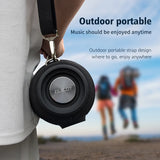 NNEOBA Bluetooth Speaker with Shoulder Strap Black
