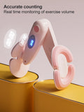NNEOBA LED Counting Pelvic Floor Leg Clamp Trainer Pink