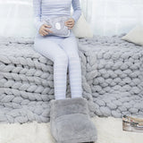 NNEOBA USB Heated Foot Warmer Cushion for Home Comfort