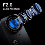 NNEOBA 4K Action Camera EIS Stabilization Black