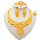 NNEOBA Gold Plated African Women’s Jewelry Set