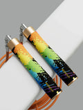 NNEOBA Creative Graffiti Adjustable Jump Rope for Gym & CrossFit