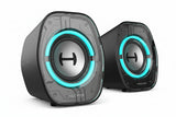 NNEOBA RGB Computer Speakers Bluetooth USB-C 3.5mm Input
